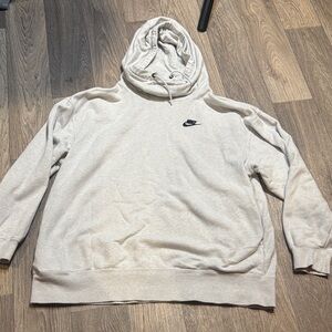 Nike Women's Light Gray Hoodie